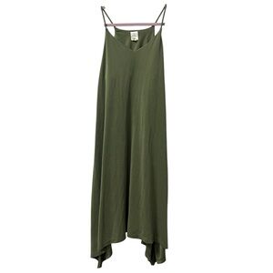 Joie Women’s‎ V-Neck Handkerchief Hem A-Line Midi Slip Dress  Sz XS